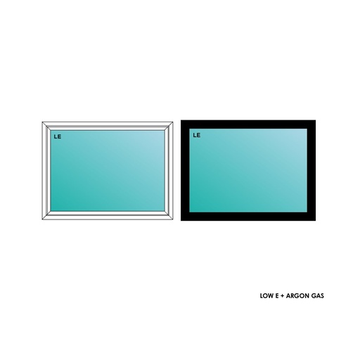 [ELE4030BLKPW] ELEVATE WINDOWS:4030 BLK PW 48X36