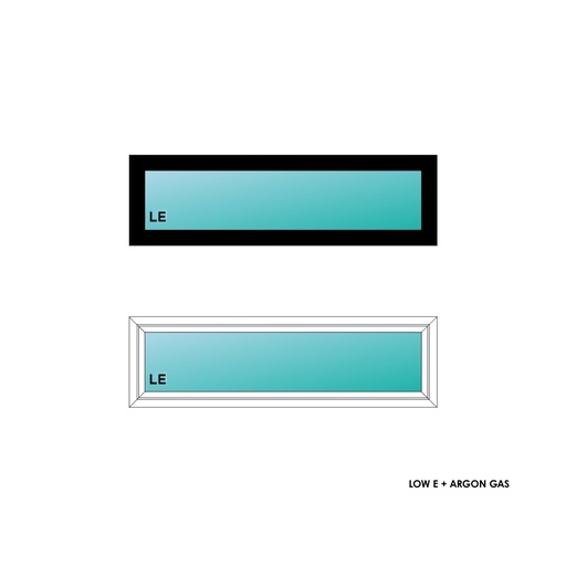 [ELE5018BLKPW] ELEVATE WINDOWS:5018 BLK PW 60X20
