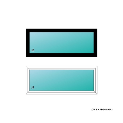 [ELE5020BLKPW] ELEVATE WINDOWS:5020 BLK PW 60X24