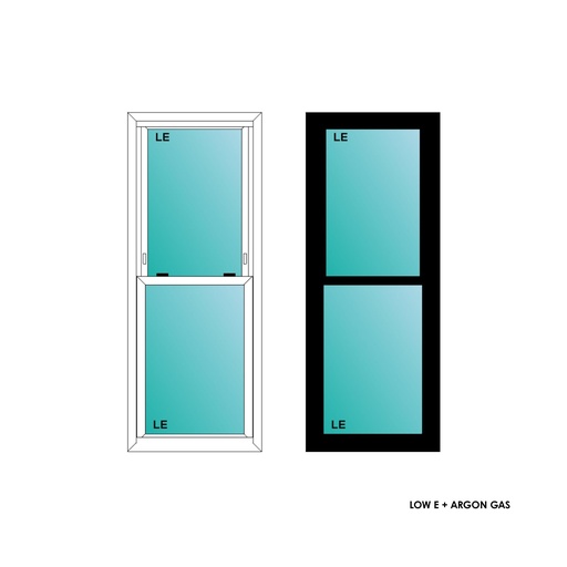[ELE2050BLKSH] ELEVATE WINDOWS:2050 BLK SH 24X60 D1