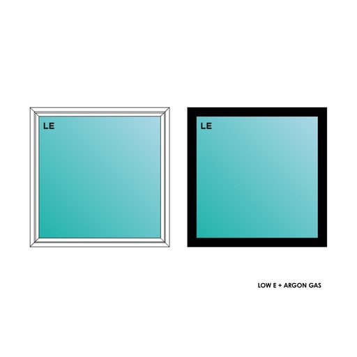 [ELE4040BLKPW] ELEVATE WINDOWS:4040 BLK PW 48X48