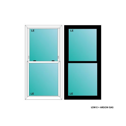 [ELE2650BLKSH] ELEVATE WINDOWS:2650 BLK SH 30X60