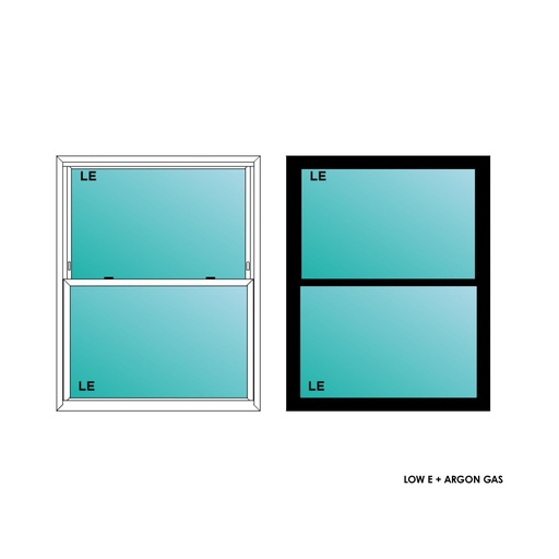 [ELE4050BLKSH] ELEVATE WINDOWS:4050 BLK SH 48X60