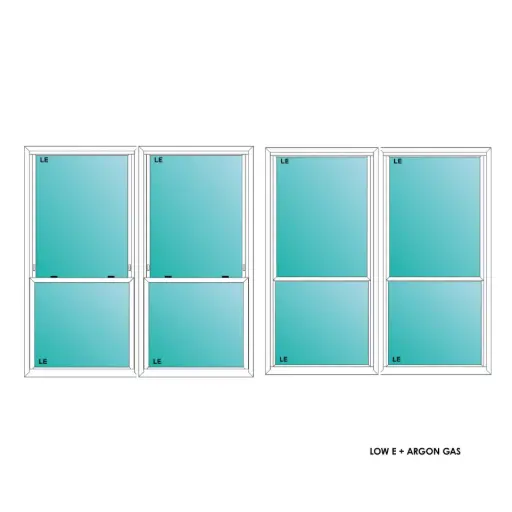 [ELE6050WHTWSH] ELEVATE WINDOWS:6050 WH TWIN SH 72X60 B8