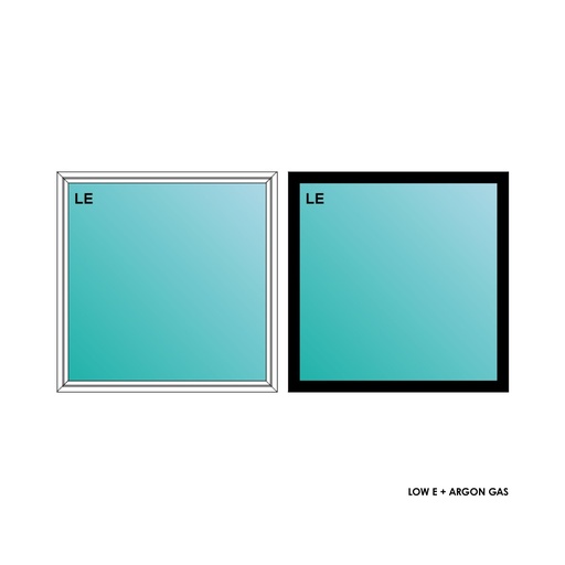 [ELE5050BLKPW] ELEVATE WINDOWS:5050 BLK PW 60X60