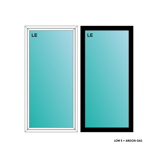 [ELE3080BLKPW] ELEVATE WINDOWS:3080 BLK PW 36X96