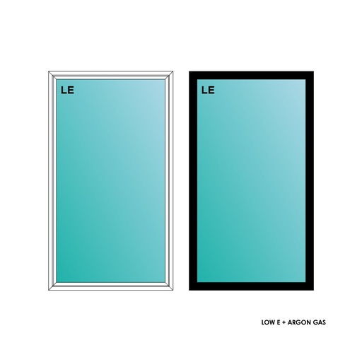 [ELE4070BLKPW] ELEVATE WINDOWS:4070 BLK PW 48X84