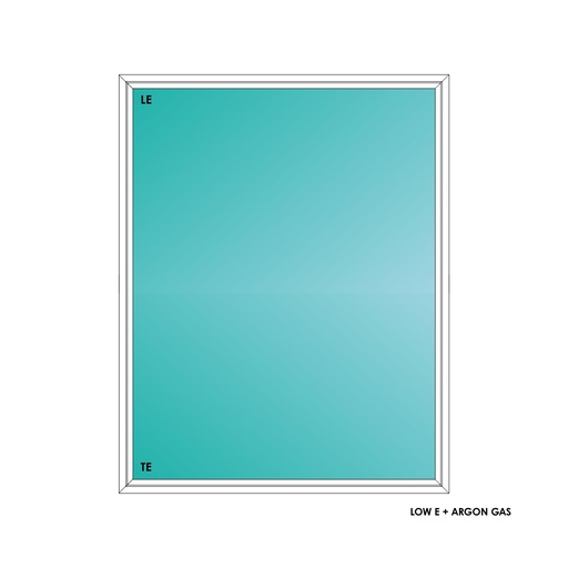 [ELE6070WHPW TEMPERED] ELEVATE WINDOWS:6070 WH PW 72x84