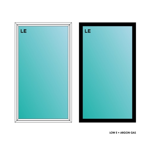 [ELE5080BLKPW] ELEVATE WINDOWS:5080 BLK PW 60x96