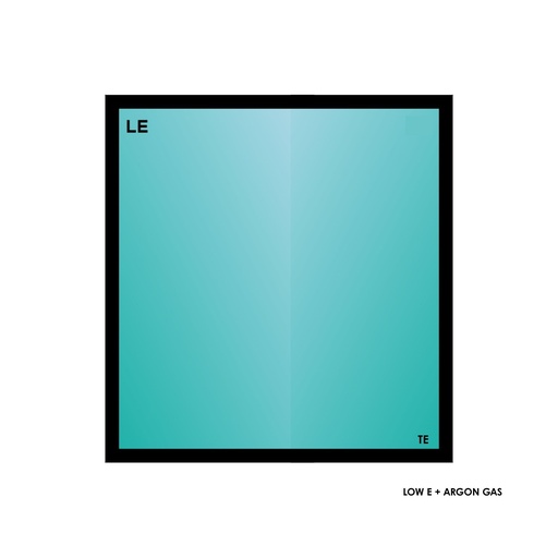 [ELE6070BLKPW TEMPERED] ELEVATE WINDOWS:6070 BLK PW 72x84