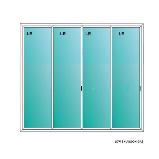 [ELE10080PDSL] ELEVATE WINDOWS:10080 SLIDING PATIO DOOR 120X96