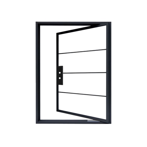 [IRON4902RH] IRON DOOR -   Exterior 4 Lite French Pivot Door with Clear Low-E Glass right hand IRON4902 5090