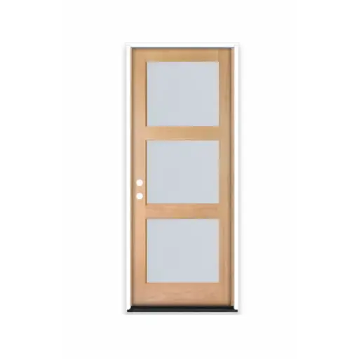 [MAG3080RH-3LITEFROST] MAHOGANY 3080 RH MAHOGANY 3 LITE EQUAL FROSTED