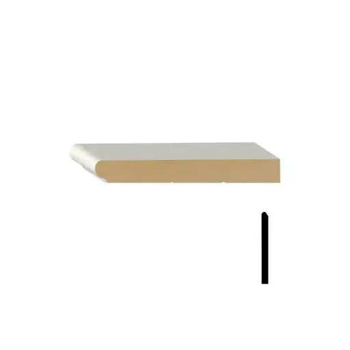 [ULSTL638-6¼"x16'MDF-WINDOWSTOOL]  TRIMS:TRIM 6 1/4" 16' EA  PMDF 18MM X 6-1/4 WINDOW STOOL (3/4) 16' PRIMED MDF RIP ULSTL638