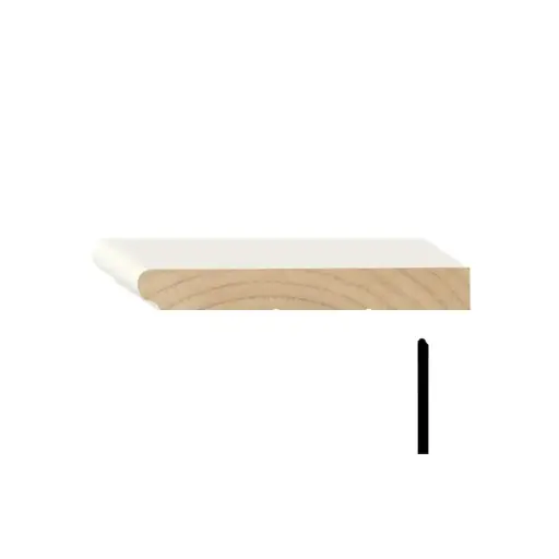 [ZSTL638FJP-6¼"x16'-WINDOWSTOOL]  TRIMS:TRIM 6 1/4" 16' EA  FJ PRMD WINDOW STOOL 11/16' PRIMED FJ RIP ZSTL638FJP
