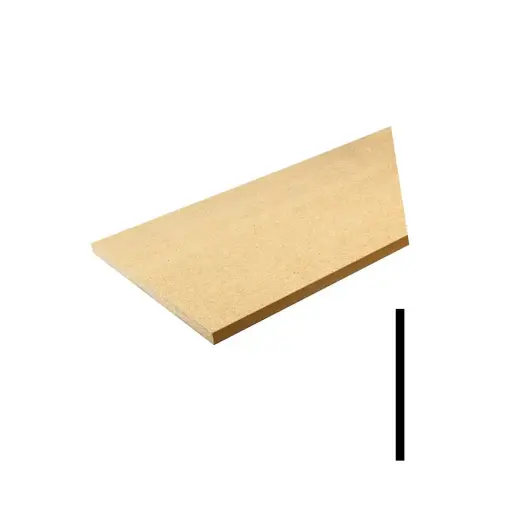 [MDF1616-1x16"-16'-RAWSQUARE]  TRIMS:TRIM 1X16" 16' EA 11/16" X 15-1/4" X 16' RAW MDF Boards MDFS1616