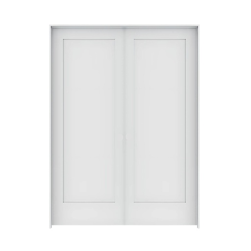 [1PSH5080DBL] 1PSH5080DBL -1 Panel Shaker Interior Door 5'0" x 8'0" DOUBLE