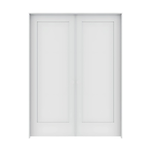 [1PSH6080DBL] 1PSH6080DBL -1 Panel Shaker Interior Door 6'0" x 8'0" DOUBLE
