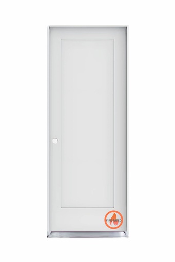 [HG1PSH3068RH] HG1PSH3068RH -1 Panel Shaker Interior House to Garage Door3'0" x 6'8" RIGHT