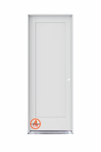 [HG1PSH2868LH] HG1PSH2868LH -1 Panel Shaker Interior House to Garage Door 2'8" x 6'8" LEFT