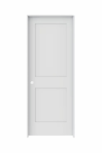 [2PSH2880RH] 2PSH2880RH - 2 Panel Shaker Interior Door 2'8" x 8'0" RIGHT