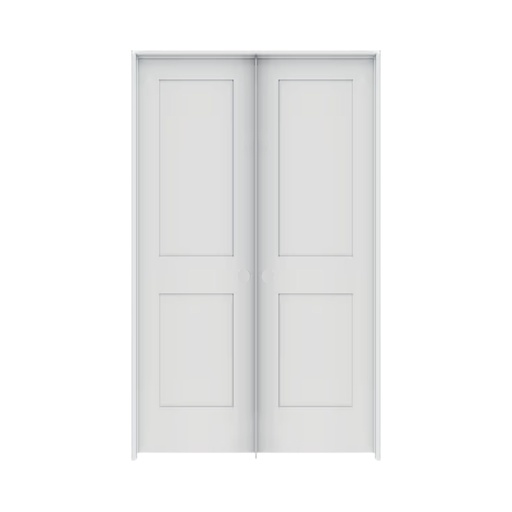 [2PSH4068DBL] 2PSH4068DBL - 2 Panel Shaker Interior Door 4'0" x 6'8" DOUBLE