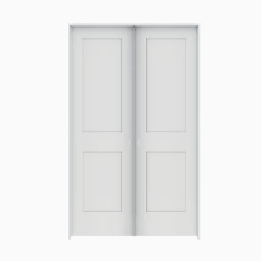 [2PSH4080DBL] 2PSH4080DBL - 2 Panel Shaker Interior Door 4'0" x 8'0" DOUBLE