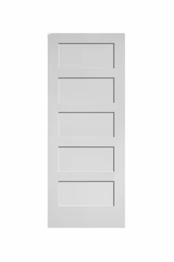 [5PSH2868SLAB] 5 Panel Shaker 2'8" x 6'8" SLAB