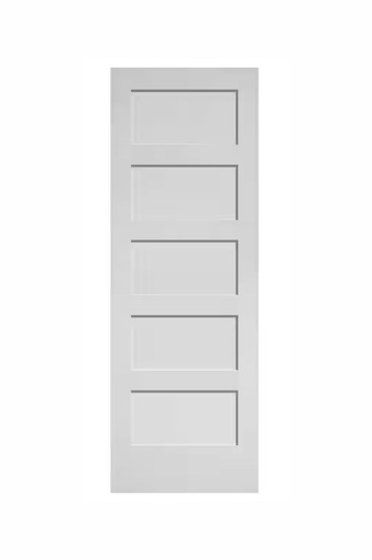 [5PSH2468SLAB] 5 Panel Shaker 2'4" x 6'8" SLAB