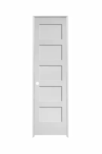 [5PSH2468RH] 5PSH2468RH -- 5 Panel Shaker Door 2'4" x 6'8" RIGHT