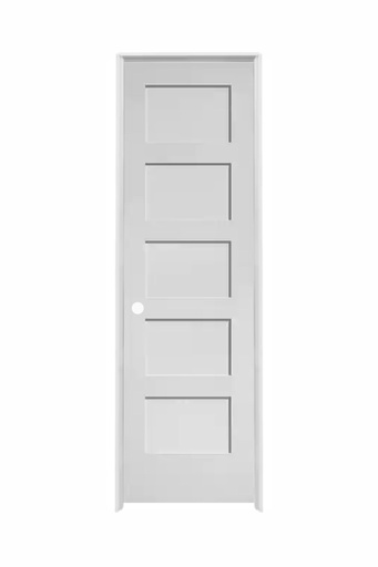 [5PSH2480RH] 5PSH2480RH -- 5 Panel Shaker Door 2'4" x 8'0" RIGHT