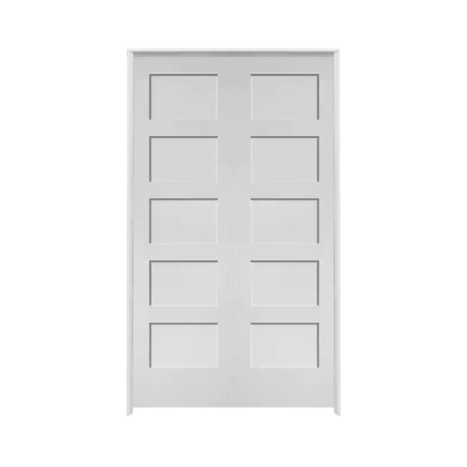 [5PSH4080DBL] 5PSH4080DBL -- 5 Panel Shaker Door 4'0" x 8'0" DOUBLE
