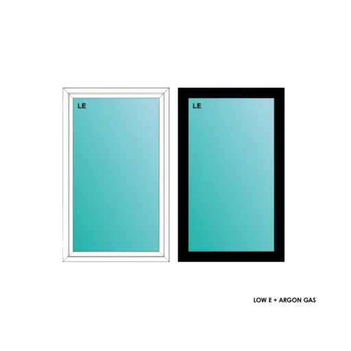 [ELE2844BLKPW] ELEVATE WINDOWS: 2844 BLK PW 32x52