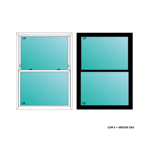 [ELE3850BLKSH] ELEVATE WINDOWS: 3850 BLK SH 44x60