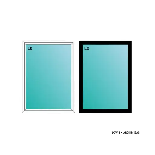 [ELE3850BLKPW] ELEVATE WINDOWS: 3850 BLK PW 44X60