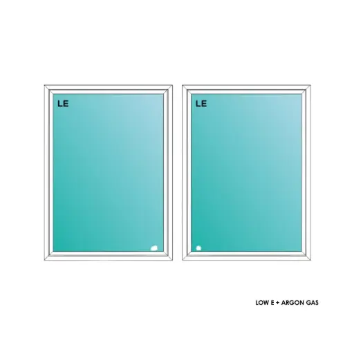 [ELE3850WHPW] ELEVATE WINDOWS: 3850 WH PW 44X60