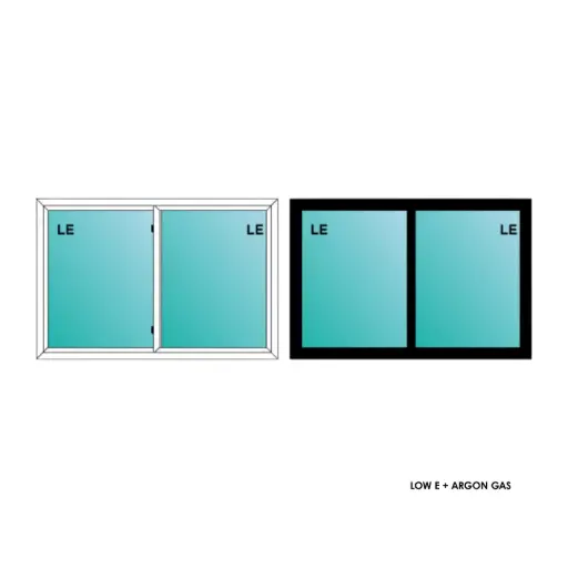 [ELE6040BLKSL] ELEVATE WINDOWS:6040 BLK SL 72x48