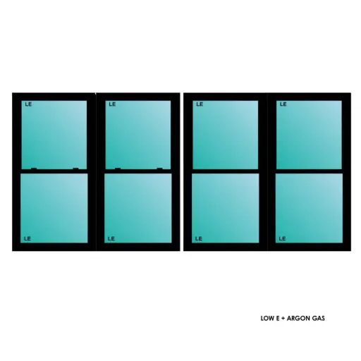 [ELE5060BBTWINSH] Elevate Black Core Inspire 5060 TWIN SH 60x72