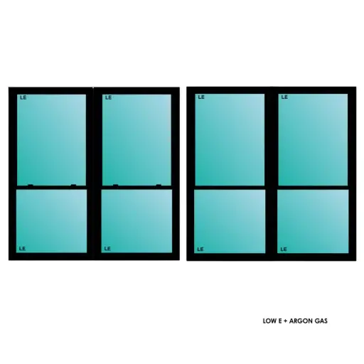 [ELE6060BBTWINSH] Elevate Black Core Inspire 6060 TWIN SH 72x72