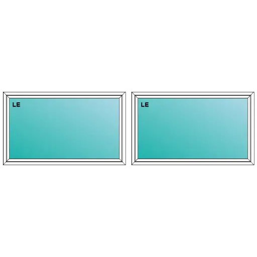 [ELE5030WHPW] ELEVATE WINDOWS:5030 WH PW 60x36 B8 